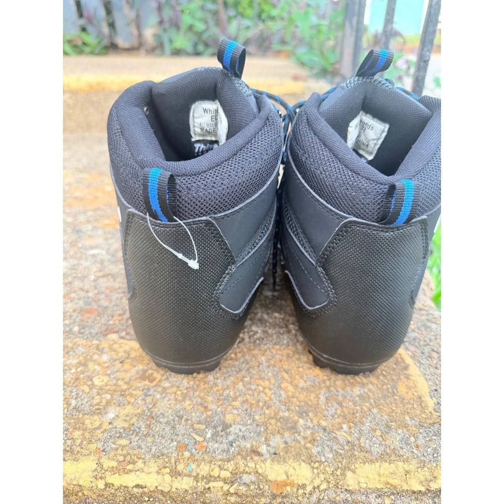 Whitewoods NNN Cross Country Ski Boots Black Blue Thinsulate EUR 38 Mens 6